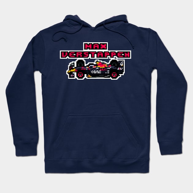 Max Verstappen Old School '23 Hoodie by SteamboatJoe